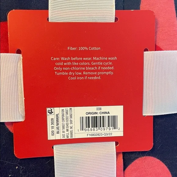 Target Women's Sleep Set - Navy and Red Hearts - Picture 3 of 4